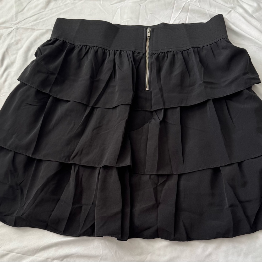 INC International Concepts Black Bubble Mini Skirt